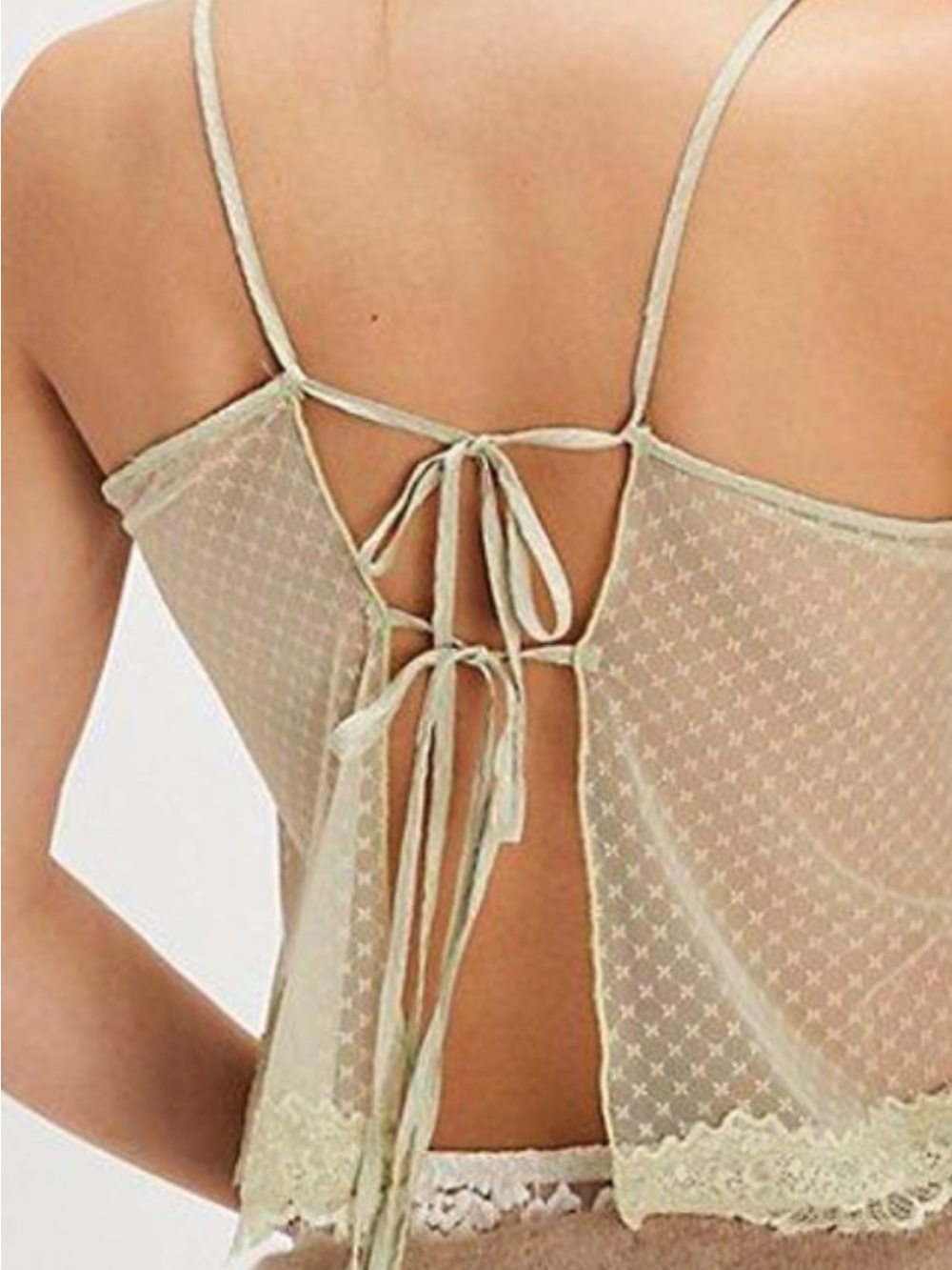 Free people forest green eye candy cami - Picture 6 of 6